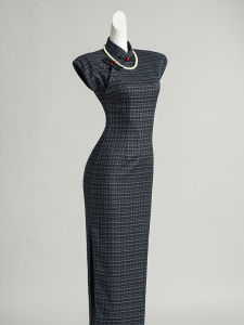 Spring New Arrival Elegant Modified Half Opening High-end Qipao Women