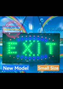 RAINBOW BRIDGE EXIT LEDSIGN (New-Small) #SIZE: W48cm