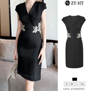 ZYHT EraVogue Womens Dresses Black Dresses Suit Dresses Sleeveless Dresses Work Dresses Hiso Dresses Vintage Dresses Work Dresses Party Dresses Evening Dresses 51080