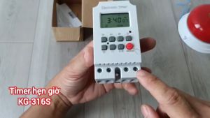 Timer hẹn giờ KG316S Tối thiểu 1 giây 28 chương trình Chu kỳ ngày