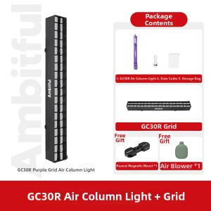 AMBITFUL | RGB Magnetic Portable Tubular LED Fill Light for Photography Livestreaming 30W