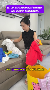 QUA CUBIC Fabric Color Absorber 90PCS Penyerap Warna Anti Luntur Noda Color Catcher Color Absorbing