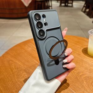szhaiyu | Invisible Magnetic Bracket For Samsung Galaxy S26 Ultra S26+ Plus Phone Case with Lens Film Camera Protection For MagSafe Cover
