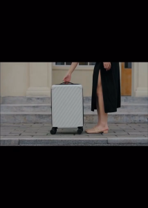 กระเป๋าเดินทาง วัสดุABS+PC มีให้เลือก 6สี 20 24 นิ้ว ล้อหมุนได้ 360องศาอย่างมีสไตล์ กระเป๋าเดินทางเฟรมซิป มีล้อลาก