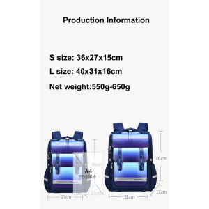 Protree British style childrens school bag waterproof backpack large capacity student school bag