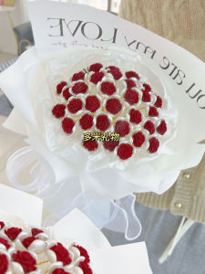 Handmade Christmas Gift Eternal Rose Bouquet Material Kit for Girlfriend Or Best Friend Fake Flower Bouquet DIY Kit