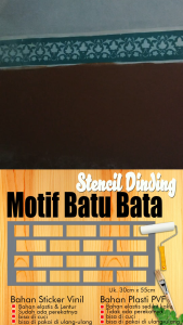 Stensil Gambar Batu Bata: Desain Interior yang Mengagumkan