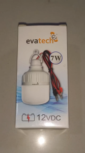 LED ACCU Evatech 12V DC Bohlam/ LAMPU BOHLAM EVATECH MURAH-7w-A4