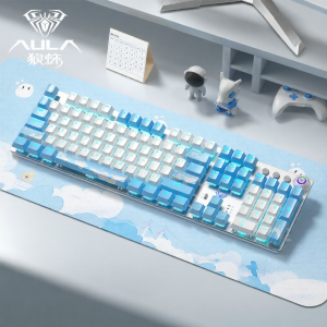 AULA-MOJING | Gaming Mechanical Keyboard 108 Keys