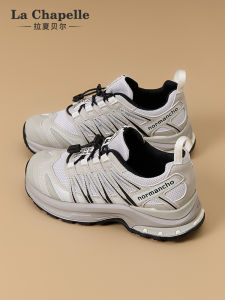 La Chapelle Thick Bottom Dad Shoes Womens Casual Sports Outdoor Hiking Shoes Retro Mesh New Style for Autumn Youth Daily Wear