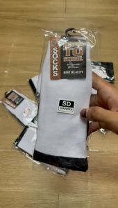 Kaos Kaki SMP-Kaos Kaki Sekolah Anak-Putih Hitam