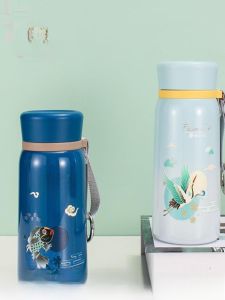 Portable Anti-fall Stainless Steel 304 Insulated Water Bottle for Men And Women Couples Student Children Outdoor Diningware