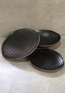 Muraditohome Artisan Hammered Stoneware Collection