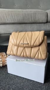 SHERLY - Tas Selempang Wanita Import Miami Leather Terbaru | Tas Totebag Wanita Suede Napolly Kekinian | Tas Shoulder Bag Wanita Elegan | Tas Slingbag Wanita Mewah