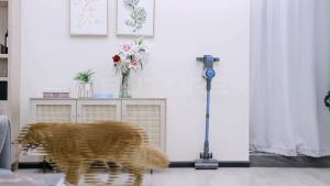 HONITURE VC50 40Kpa Cordless Vacuum Cleaner 450W Powerful Stick Vacuum Up to 60mins Big Touch Screen Vacuum Cleaners for Home 7x2800mAh Rechargeable Cordless Vacuum for Hardwood Floors Carpets Pet Hair