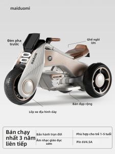 maiduomi | Xe Đạp Ba Bánh Điện Điều Khiển Từ Xa cho Trẻ Em và Người Lớn