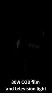 80W COB Dual Colour Temperature Fill Light Suitable for Live Streaming Outdoor Filming and Photography Mini bowens LED Light