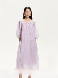 Vero Moda | Summer New Loose V-Neck Dress With Flared Sleeves And High-Quality Style