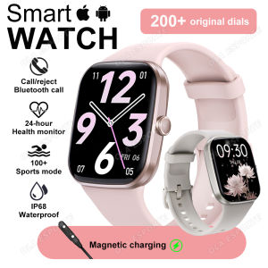 Women Smart Watch Custom Dials 200+ AMOLED Screen BT Call Heart Rate Monitor Fitness Clock Multiple Sports Modes Men Smartwatch