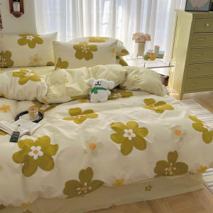 Floral Print Cotton Bedding Set