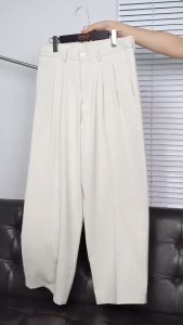 Quần ống rộng nam thương hiệu JBAGY vải Lụa Cotton cách điệu chiết 2 ly - JD0108