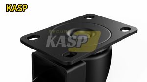 Black Gold Diamond Caster Wheel 1.5-3 Inche High Quality Swivel With Brake Trolley Wheels Heavy Duty