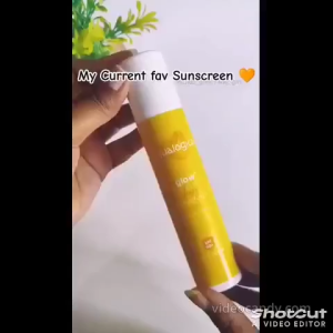 Aqualogica Glow+ Dewy Sunscreen with SPF 50 PA For UVA/B & Blue Light Protection for Glowing & Well Protected Skin Cream 50G