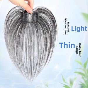 Natural Looking Hair Topper Bangs and Hairline Enhancer