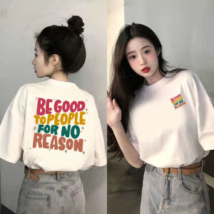 New 2025 White Loose Fit Pure Cotton Short Sleeve T-Shirt Womens Summer Versatile Design round Neck Top Trendy Street Style