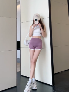 PhxStyle ผู้หญิงกางเกงกีฬาขาสั้นผ้าไหมน้ำแข็งกางเกงขาสั้นสูงยืดหยุ่นยกก้นควบคุมคลุมท้องทรงเอวสูงถุงน่องระบายอากาศกางเกงขาสั้นออกกำลังกาย