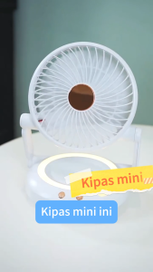 Sonix SF02 Kipas Penyimpanan USB Fan Kipas Angin Portable Cas Tidak Berisik Putar 90° Kipas Desktop Yang Terpasang Di Dinding Angin Mini Meja Listrik 3 Kecepatan Lipat 6000mAh