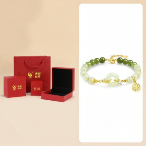YANGCHUANGSHISHANG | Jade Peace Buckle Womens Bracelet