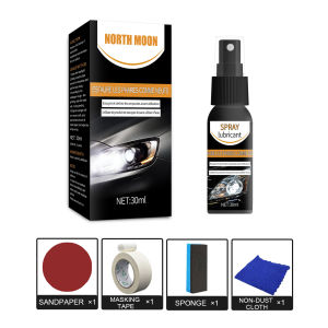 Rayhong Car Headlight Repair Fluid Car Headlight Polishing Agent Auto Repair Refurbishment Cleaning Fluid Renewal Polish And Maintenance Liquid Kit Scratch Remover Cleaner Car Accessories