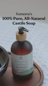 Botanical Natural Castile Soap - Organic Hand & Body Wash 500ml | Verterra | All-Natural | Hypoallergenic