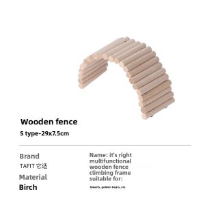 Tafit | Wooden Hamster Furniture Set with Ladder and Enclosure