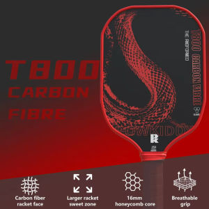 Pickleball T800 Carbon Fiber Hot-Pressed 16mm Professional Competitive Sports Paddle Ball Equipment For Traction