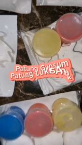 Mainan Edukasi Anak Alat Lukis Patung Gypsum / Patung Lukis Gipsum Random / rosi sean