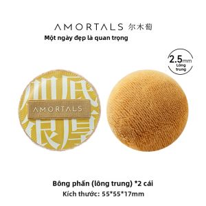 AMORTALS | Bông phấn nhung dòng trang điểm cố định lớp nền