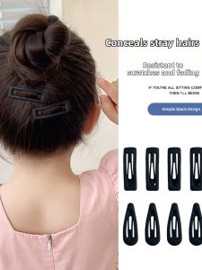 Kẹp Tóc Đen Đơn Giản Bền Không Hại