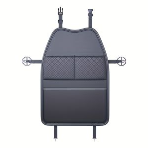 Universal Car Seat Back Kick Protectors Leather Seat Cover Anti-Dirt Mud Protection for Cars SUV Most Vehicles