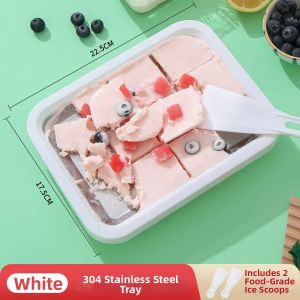 QIAOYANMEI | Yogurt Ice Making Portable Hand-cranked DIY Mini Ice Cream Machine For Kids