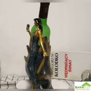 GIÁ ĐỂ RƯỢU - TƯỢNG CÔ GÁI SAO BIỂN ĐỂ TỦ RƯỢU BÀY BÀN TRANG TRÍ "BAHAMAR" thiết kế duyên dáng để đặt chai rượu chắc chắn và gọn gàng lựa chọn hoàn hảo cho những người yêu thích vang...