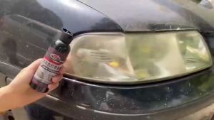 Car Care Headlight Cleaner 150ml 1 minute refurbishment The ten-year-old headlight turns on as soon as it is wiped Won’t hurt the headlight headlight restore car lens repair headlamp restorer headlight polisher