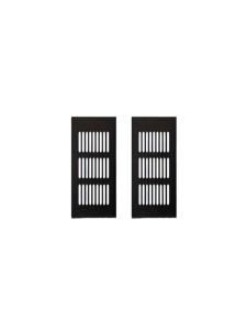 2Pcs Aluminum Alloy Cabinet Air Vent CoversLouvered Ventilator Grille CoverWardrobes Mesh Hole CoverCupboard Perforated Sheet