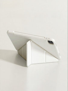 zoyu | Magnetic Detachable Rotatable Stand Transparent Light iPad Case