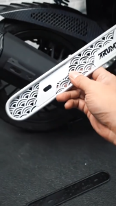 Premium Diamond Expanded Heat Guard CNC Stainless Steel Muffler Cover For Honda Click125i 150i