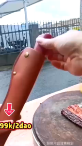 Dụng Cụ Nhà bếp đa năngChất liệu thép không gỉ cao cấp có vỏ da đựng đi dã ngoại lọc thịt thái hoa quả nhà bếp