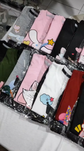 Baju Kaos Setelan Anak Perempuan Karakter Kartun Motif Kuromi Awan Lucu Usia 1 - 10 Tahun - DTF