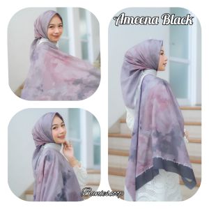 baniescoop terbaru ameena series kerudung segi empat voal ultrafine