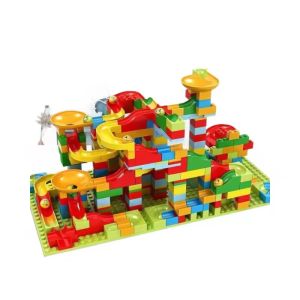 523Pcs Marble Race Run Blocks Maze Ball Track Toy Compatible city Building Blocks Funnel Slide Blocks Toys DIY Bricks Toys